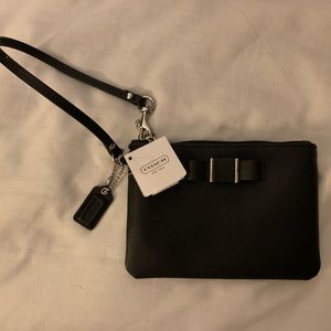 Black Coach wristlet